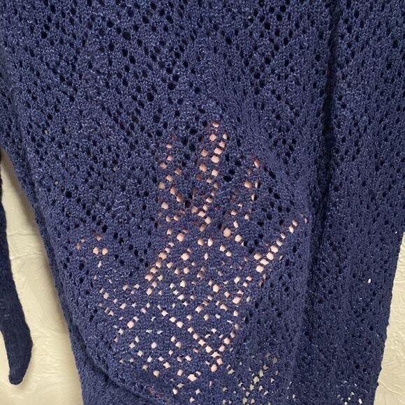 Dark Blue Woven Sweater LA Hearts from Pac Sun size xs/s - Picture 3 of 6